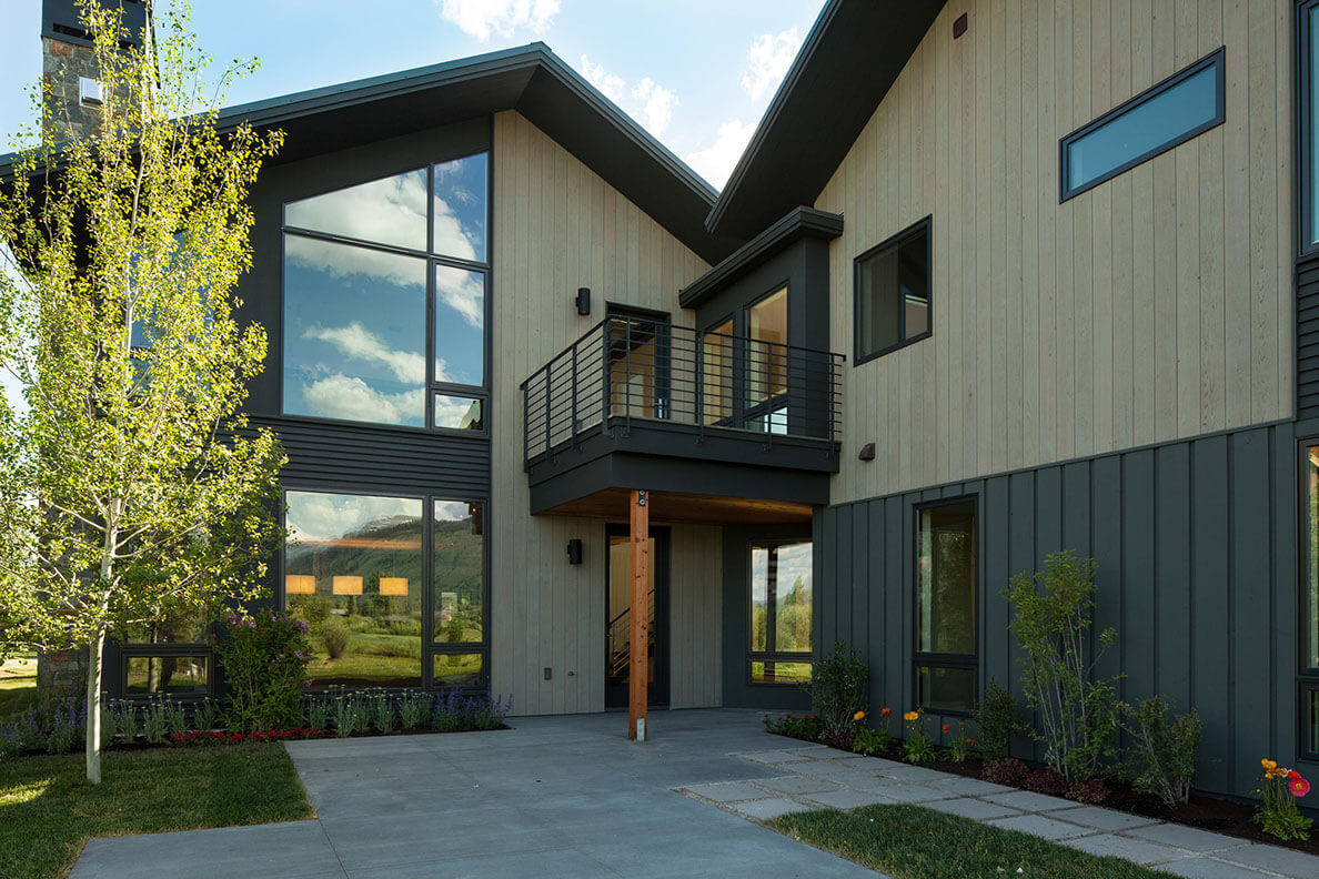 Exterior paint and stain
